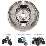 Brake Shoes 105mm Drum Pad for CRF70 TaoTao GY6 49cc 50cc Scooter Moped ATV Mini Bike CG125  6.5 Hp 196cc MB165 MB200 BT200X CT200U