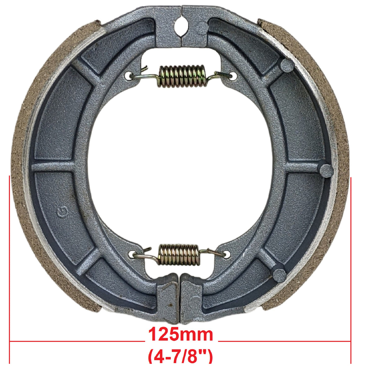 Brake Shoes 125mm Rear Drum Brake Pads for 150cc Scooter Moped