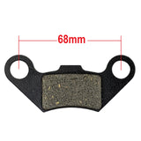RedCap ATV Disc Brake Pad Set for 50cc - 150cc TAOTAO, Kazuma, Coolster 3050 Fit in Chinese Made 50cc, 70cc, 110cc, 125cc, 150cc, 200cc ATVs - Enhanced Performance - Optimal Stopping Power & Safety