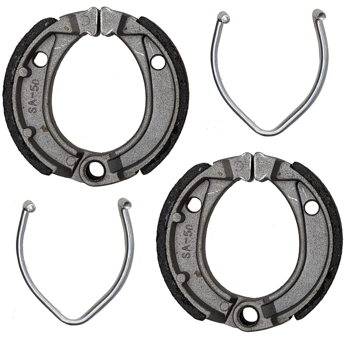 Front Rear Brake Shoes Pad Set 80mm Set of 2 - Coolster ATVs 3050D, 3125R, 3125XR8U, 3125XR8