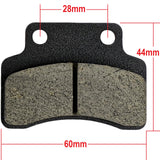 Brake Pads Set for 50cc-150cc GY6 4-stroke Viper ATVs Scooters Go-Karts