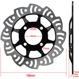 OEM 188mm Hat Shaped Front Disc Brake Rotor for 50cc-125cc Dirt Bike Motorcycle 11mm Offset