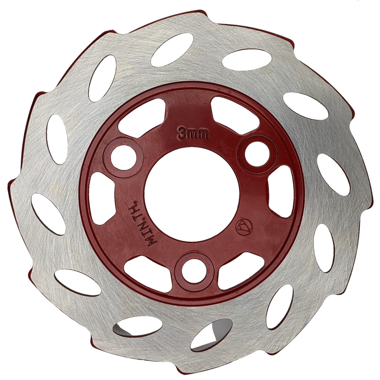 Brake Rotor Disc - 155mm - 3 Bolt - Version Red