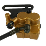 Rear Hydraulic Disc Brake Caliper Master Cylinder Kit Gold