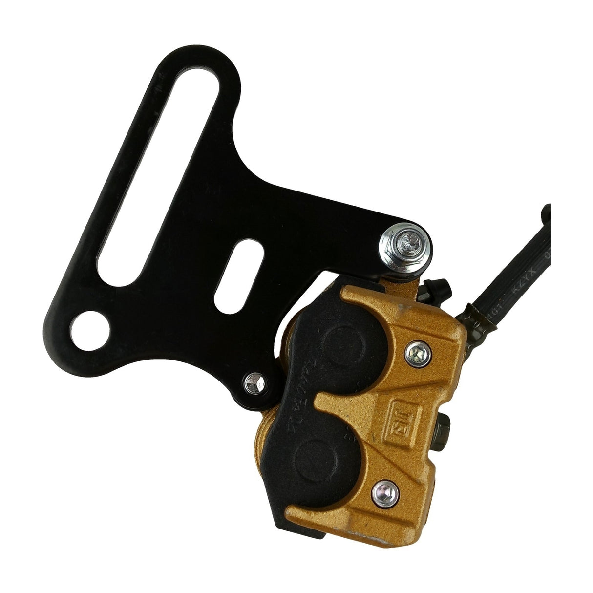 Rear Hydraulic Disc Brake Caliper Master Cylinder Kit Gold