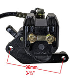 RedCap Rear Disc Brake Caliper with Master Cylinder Assembly Included, Pads, Brake Line Hose, Brake Fluid Reservoir for Jonway Sport 200cc Chinese ATV Models - Upgrade Your vehicle Braking System