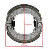 Rear Drum Brake Cover Shoe Kit with Chain Tensioner for Coleman CT200U BT200X CT200UEX Minibikes