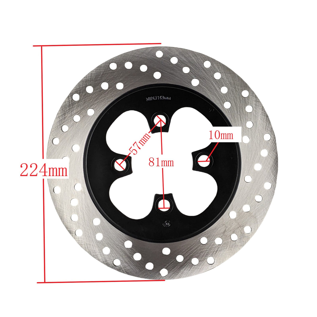 Rear Disc Brake -225mm - RPS Hawk 250 (Carbureted) X-Pro Hawk 250 Raven BSR250 250cc XMoto X88