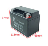 12V 4AH SEALED BATTERY (L:112MM H:87MM W:69MM)