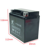 12V 5AH SEALED BATTERY (L:112MM H:116MM W:69MM)