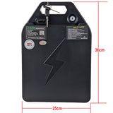 RedCap 60V Electric Ebike Battery Advanced Lithium Ion Removable Battery 60V 20Ah with Locking Keys Suitable for 500W-1800W Electric Motorcycle Scooter Bicycle Motor - Removable & Lockable (20Ah)