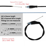 Throttle Cable for 49cc 50cc TaoTao DB24 DR50 Roketa SSR Coolster Dirt Pit Bike