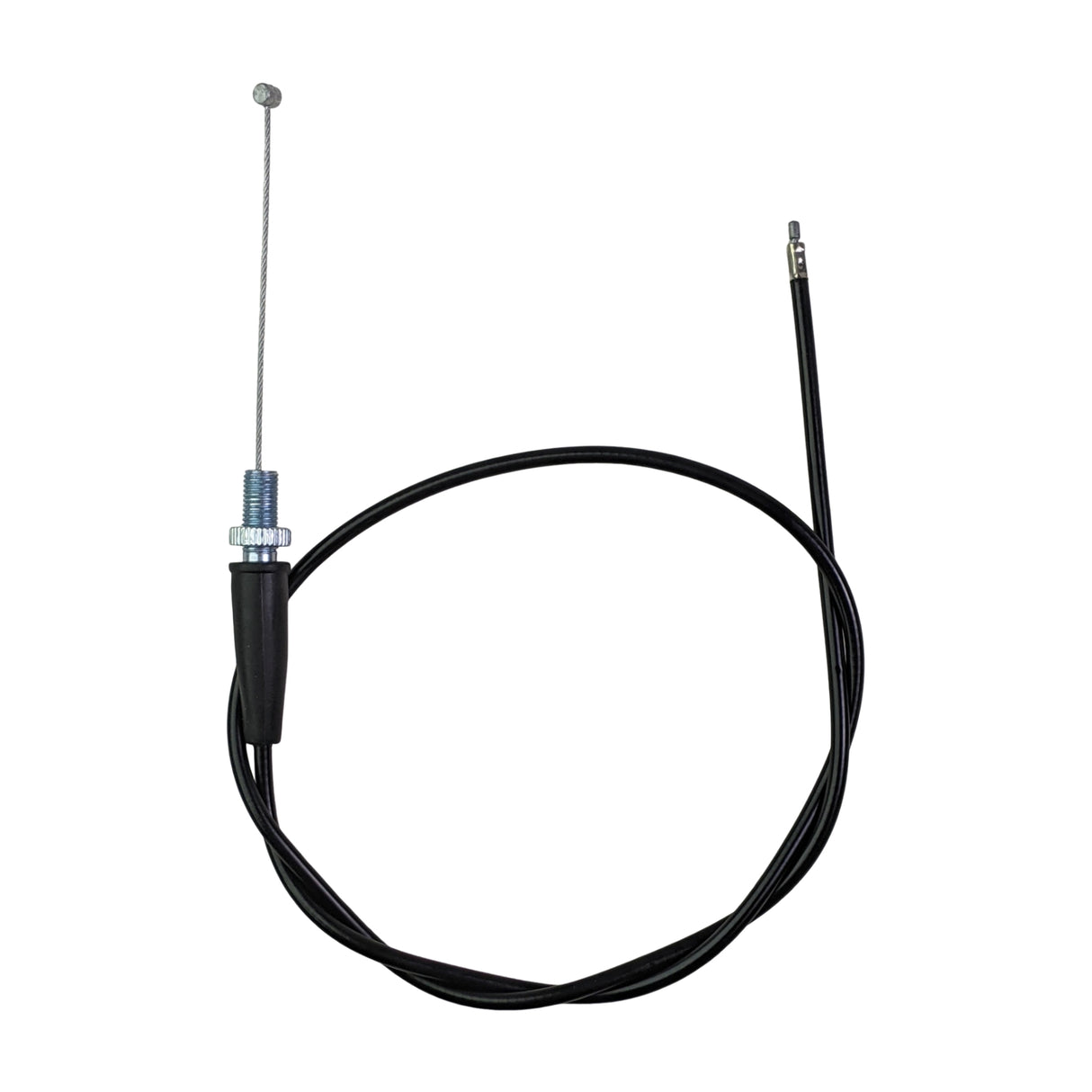 Throttle Cable, Straight, Dirt Bike - Sleeve Length: 33-3/4" - Exposed Wire Length: 4-3/8"