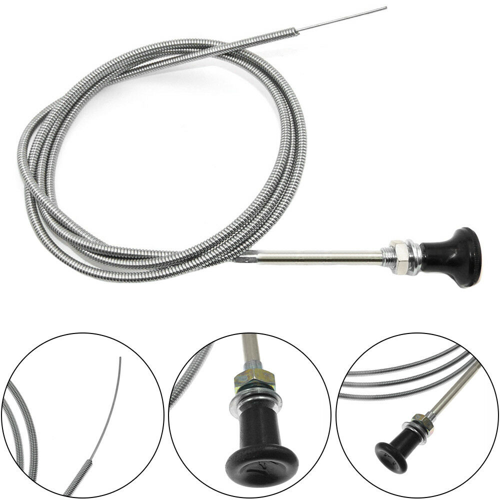 Choke Cable 63" Inner 60" Conduit 2 3/4" travel Push Pull - 237 Universal
