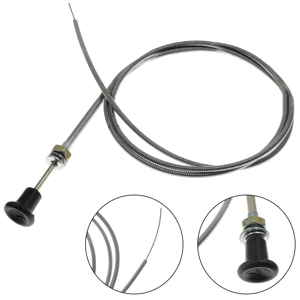 Choke Cable 63" Inner 60" Conduit 2 3/4" travel Push Pull - 237 Universal