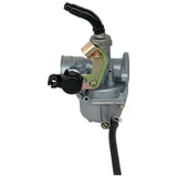 19mm Carburetor PZ19 Cable Pull Choke, for 4-Stroke Engine 50cc - 110cc Honda ATVs Style, Dirt Bikes, Go Karts