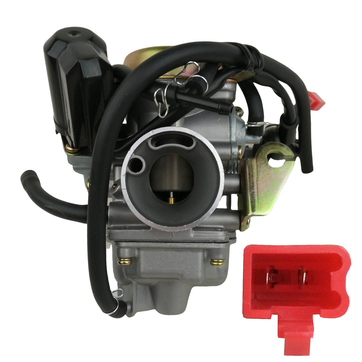 PD24 Carb 24mm Carburetor for 4-Stroke GY6 125cc 150cc ATV Go Kart Scooter Moped 157QMJ/QMI 152QMJ/QMI Model