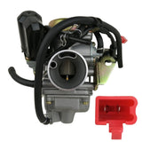 PD24 Carb 24mm Carburetor for 4-Stroke GY6 125cc 150cc ATV Go Kart Scooter Moped 157QMJ/QMI 152QMJ/QMI Model