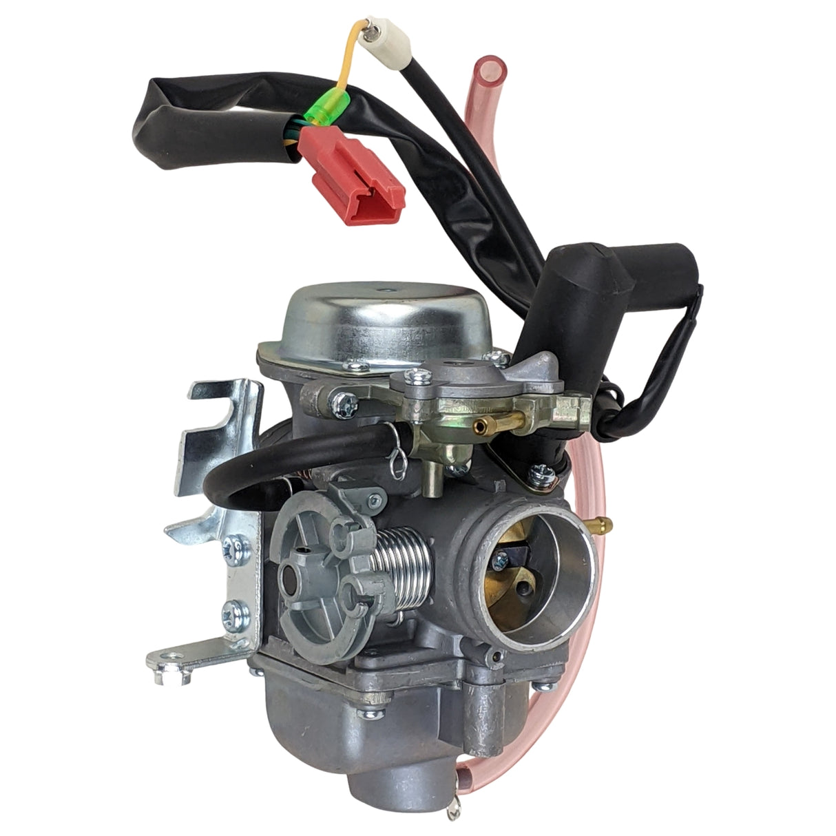 RedCap Replacement PD26 Carburetor with 2 Pin Choke Plug End Compatible for 250cc Water-Cooled Scooter Optimize Engine Performance