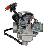 RedCap Replacement PD26 Carburetor with 2 Pin Choke Plug End Compatible for 250cc Water-Cooled Scooter Optimize Engine Performance