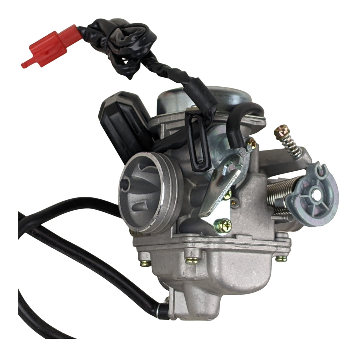 RedCap Replacement PD26 Carburetor with 2 Pin Choke Plug End Compatible for 250cc Water-Cooled Scooter Optimize Engine Performance