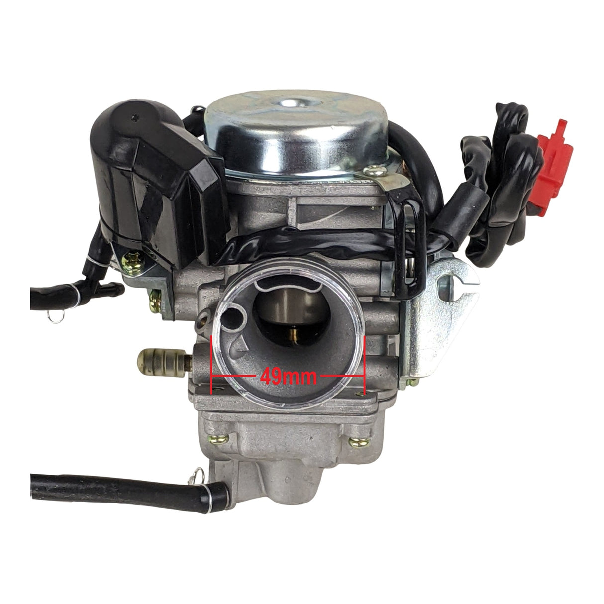 RedCap Replacement PD26 Carburetor with 2 Pin Choke Plug End Compatible for 250cc Water-Cooled Scooter Optimize Engine Performance