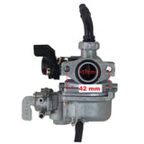 RedCap 17mm Carburetor Specifically Designed for 1969-1982 Honda, CT70, CT90, ST90, Minibike, Dirt Pit Bikes - Trail Bike Carb, 42mm Bolt Spacing - Optimize Engine Efficiency