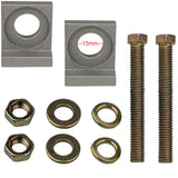 Chain Tensioner Adjuster Block CNC SILVER, 15mm L Block, Wheel,  Dirt Pit Bike 110cc 125cc