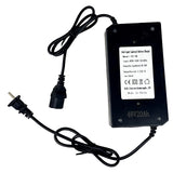 42V 2A Universal Scooter Battery Charger with 3 Prong Fast Smart Plug 36V Electric Lithium Battery for The-wheel Self-Balancing Electric Unicycle Scooter - Model YH-100W-42V2A