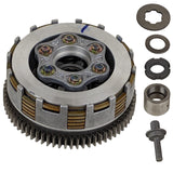 6 Plate Clutch Assembly for CG150 CG175 CG200 CG250 XMT 250 EFI Engines Fits Tricycle ATV Dirt Bike Go Kart Jonway