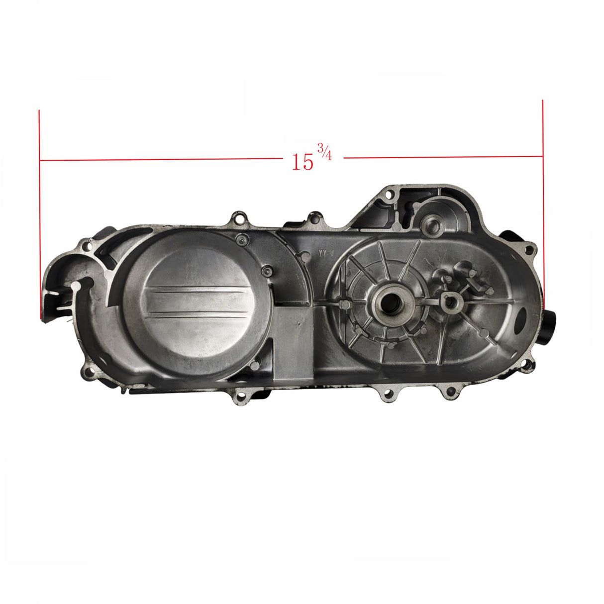 Crankcase Cover, 50cc Scooter, Short, Black, Engine Cover