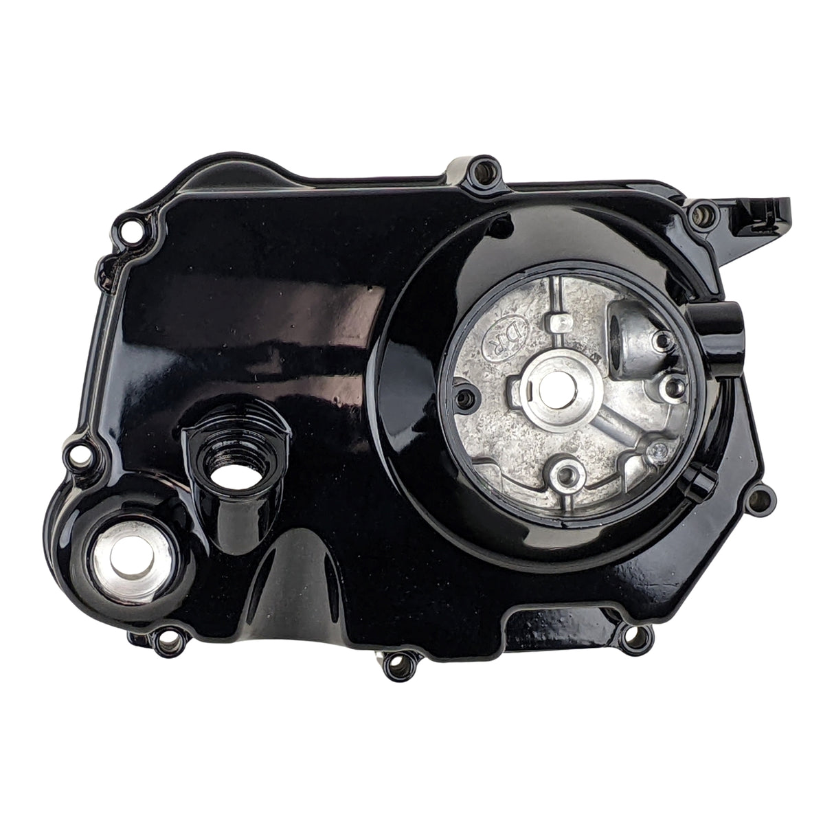 OEM Complete Right Side Clutch Cover for 152FMH 110cc Honda-Style Kick Start Engine Dirt Pit Bike ATV Scooter Moped Motorcycle (Black)