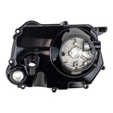 OEM Complete Right Side Clutch Cover for 152FMH 110cc Honda-Style Kick Start Engine Dirt Pit Bike ATV Scooter Moped Motorcycle (Black)