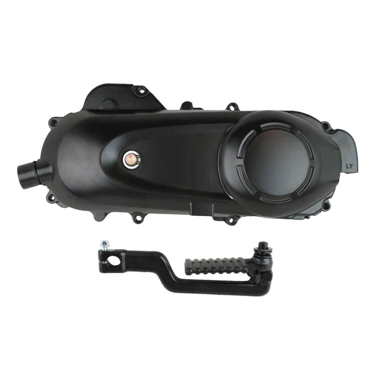 Complete 49cc 50cc Short Kick Start Driver Cover Case Crankcase Assembly With Internal Gears