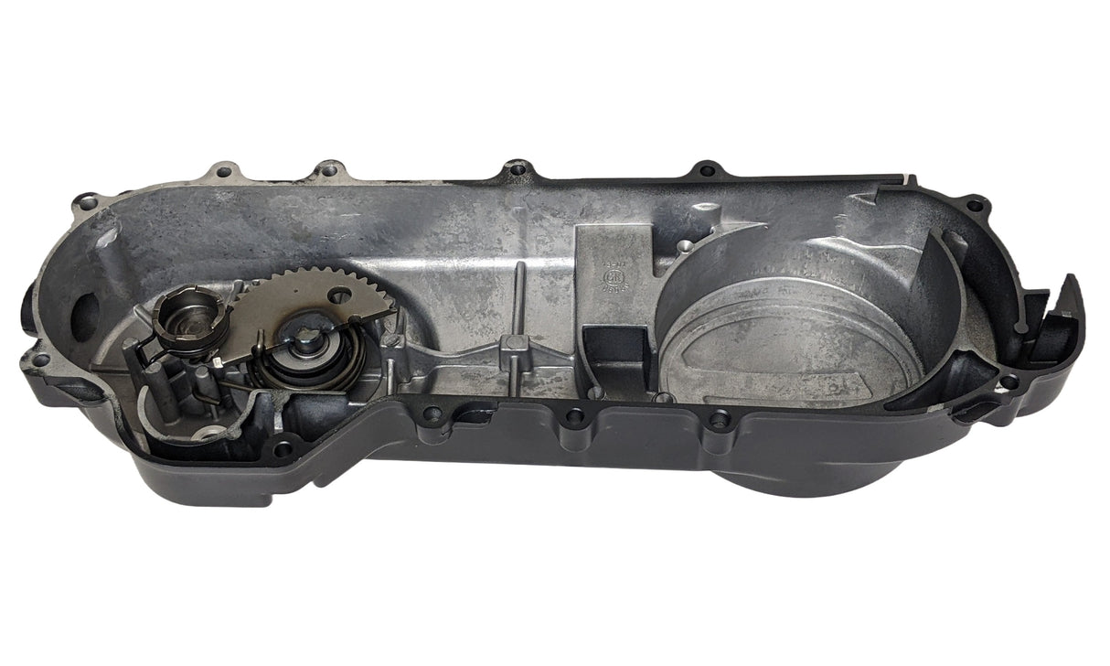 Crankcase Belt Cover Long Case 50cc GY6 - Complete Assy - Version 2