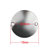 Right Side Round Engine Clutch Cover Plate with Screws Fits Lifan Zongshen 110cc 125cc Kick Start Dirt Bike