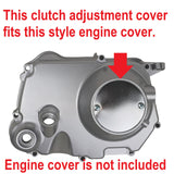 Right Side Round Engine Clutch Cover Plate with Screws Fits Lifan Zongshen 110cc 125cc Kick Start Dirt Bike