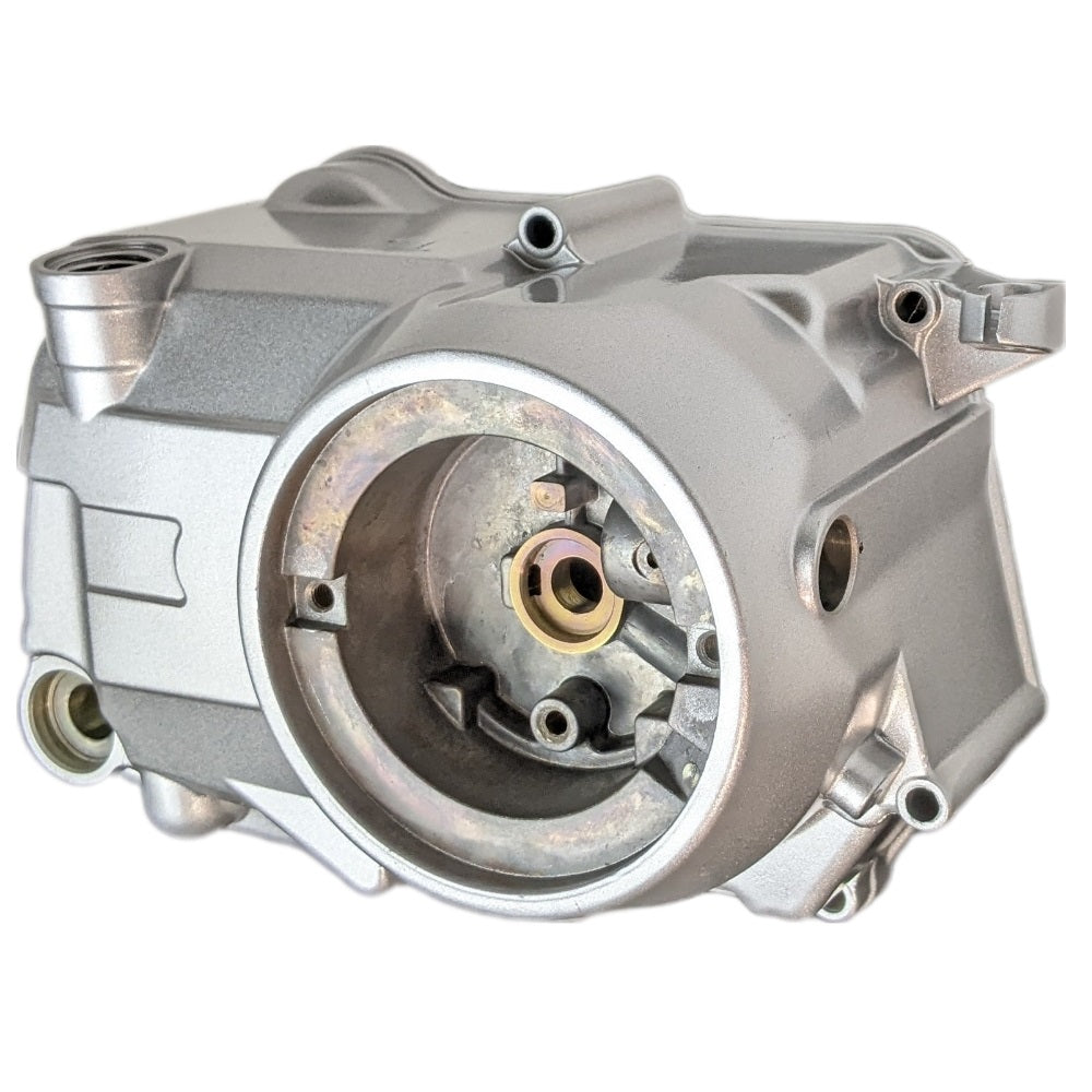 Right Side Engine Clutch Cover for 110cc, 125cc Lifan Zongshen Kick Start Dirt Pit Bike - (Silver)