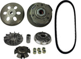 150cc 125cc GY6 Clutch Variator Drive Assembly 743 Belt Kit for ATV