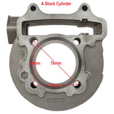RedCap OEM 57mm Only Cylinder Head Assembly, Specifically Designed for GY6 150cc 4 Stroke Scooter Moped 157QMJ Roketa Peace JCL, Chines made engines - Aluminum Alloy Rebuild Kit