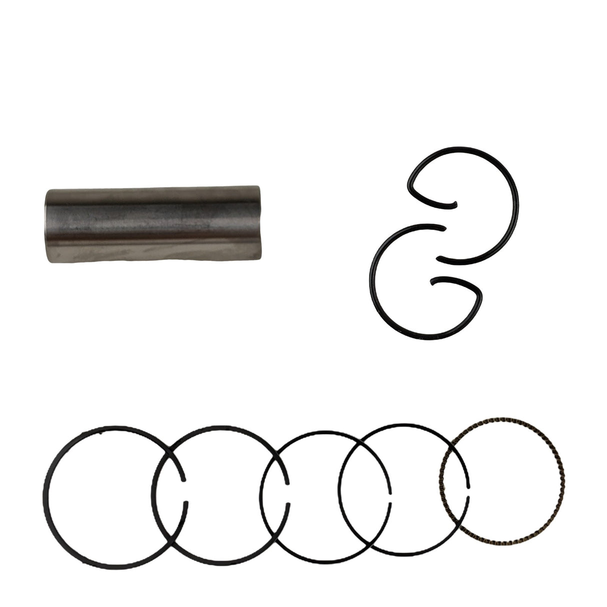 Cylinder Kit, with 57mm Piston, Rings, Gaskets  GY6 150cc
