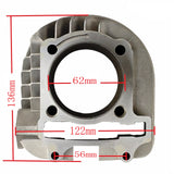 62mm Cylinder Piston Gasket Rebuild Kit for 4-Stroke Engine B-Block