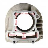 62mm Cylinder Piston Gasket Rebuild Kit for 4-Stroke Engine B-Block