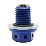 M12 x 1.25 Magnetic Oil Drain Plug for 50cc-232cc GY6 Scooter ATV Dirt Bike Blue