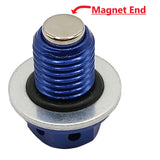 M12 x 1.25 Magnetic Oil Drain Plug for 50cc-232cc GY6 Scooter ATV Dirt Bike Blue