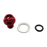 M12 x 1.25 Magnetic Oil Drain Plug for 50cc-232cc GY6 Scooter ATV Dirt Bike Red