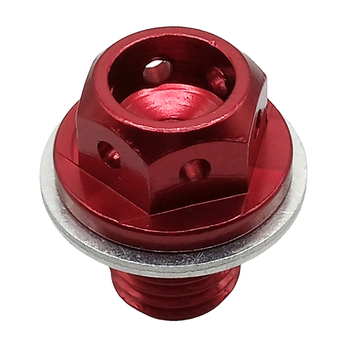 M12 x 1.25 Magnetic Oil Drain Plug for 50cc-232cc GY6 Scooter ATV Dirt Bike Red