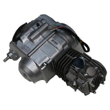 Lifan 125cc 4-Stroke Semi-Auto Engine with Honda Style Clutch Cover Assembly Compatible for 125cc Coolster, Taotao, Roketa, Kazuma, Terminator, Lynx, Redcat, Tank, Dirt Bike, Motorcycle (Silver)