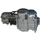 Lifan 125cc 4-Stroke Semi-Auto Engine with Honda Style Clutch Cover Assembly Compatible for 125cc Coolster, Taotao, Roketa, Kazuma, Terminator, Lynx, Redcat, Tank, Dirt Bike, Motorcycle (Silver)