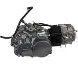 RedCap Lifan 140cc 4-Stroke Racing Engine Motor Kit, Single Cylinder Horizontal Oil-Cooled Kick Start, Compatible for XR50, XR70, CRF50, CRF70, ATC70, SDG, SSR, Dirt Bike, Pit Bike (Midnight Silver)